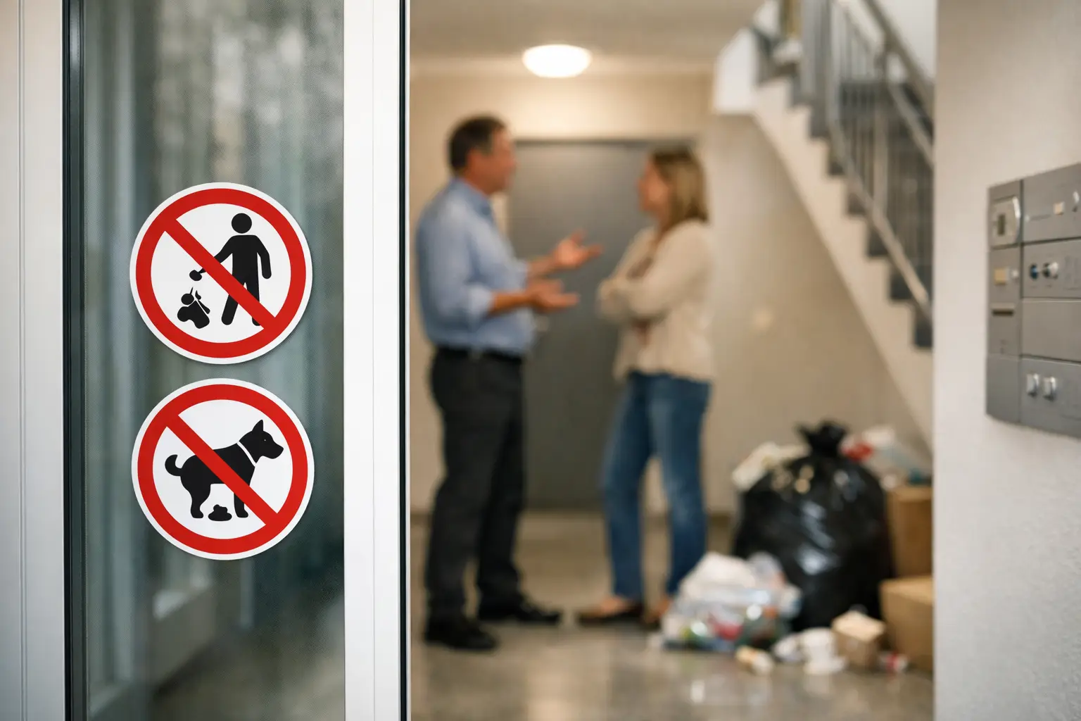 Copropriété : stickers contre incivilités utiles ?