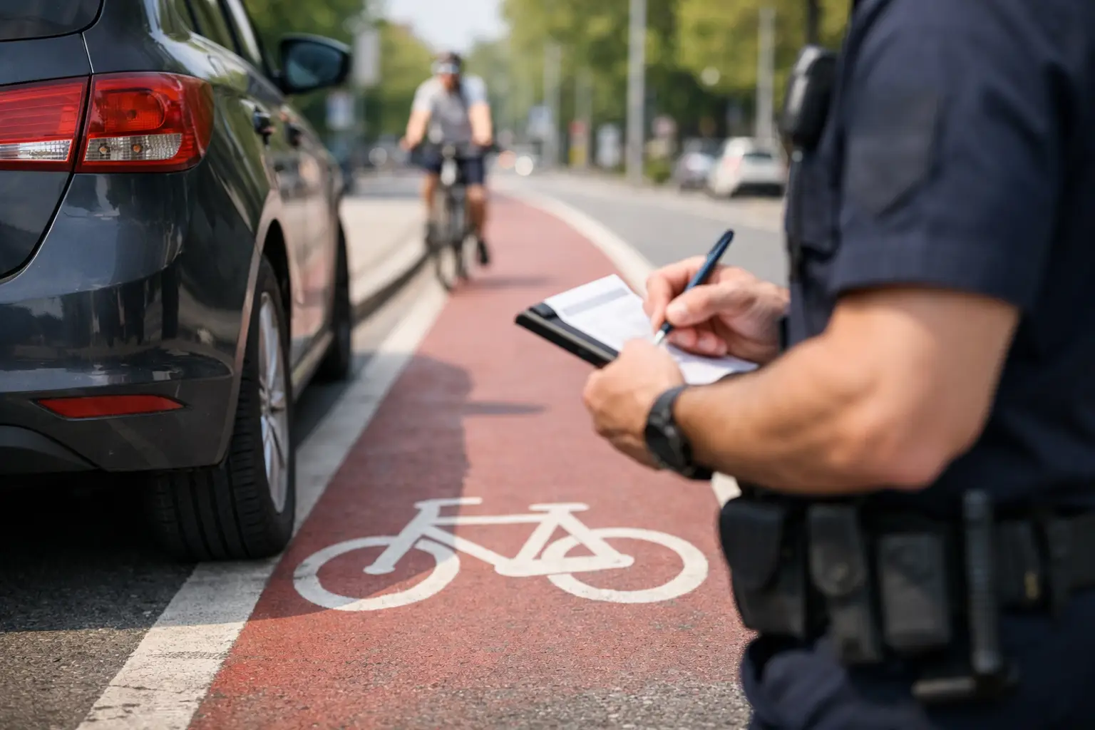 Quelle amende pour stationnement sur piste cyclable ?