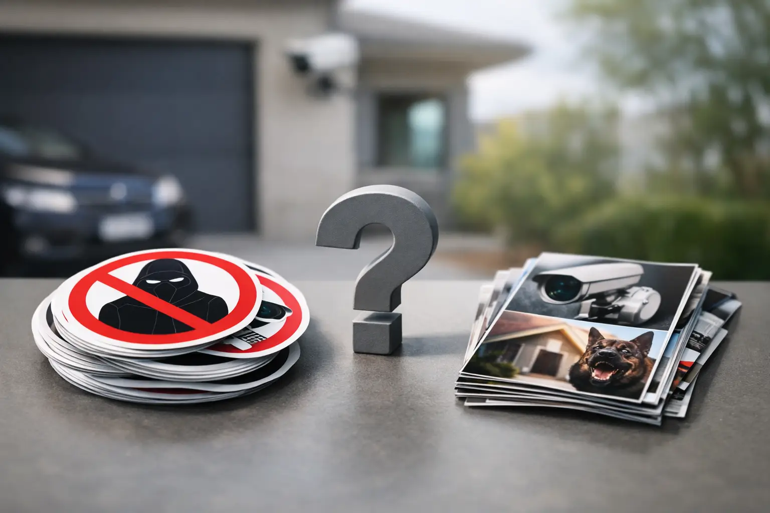 Autocollant ou flyer dissuasif : que choisir ?