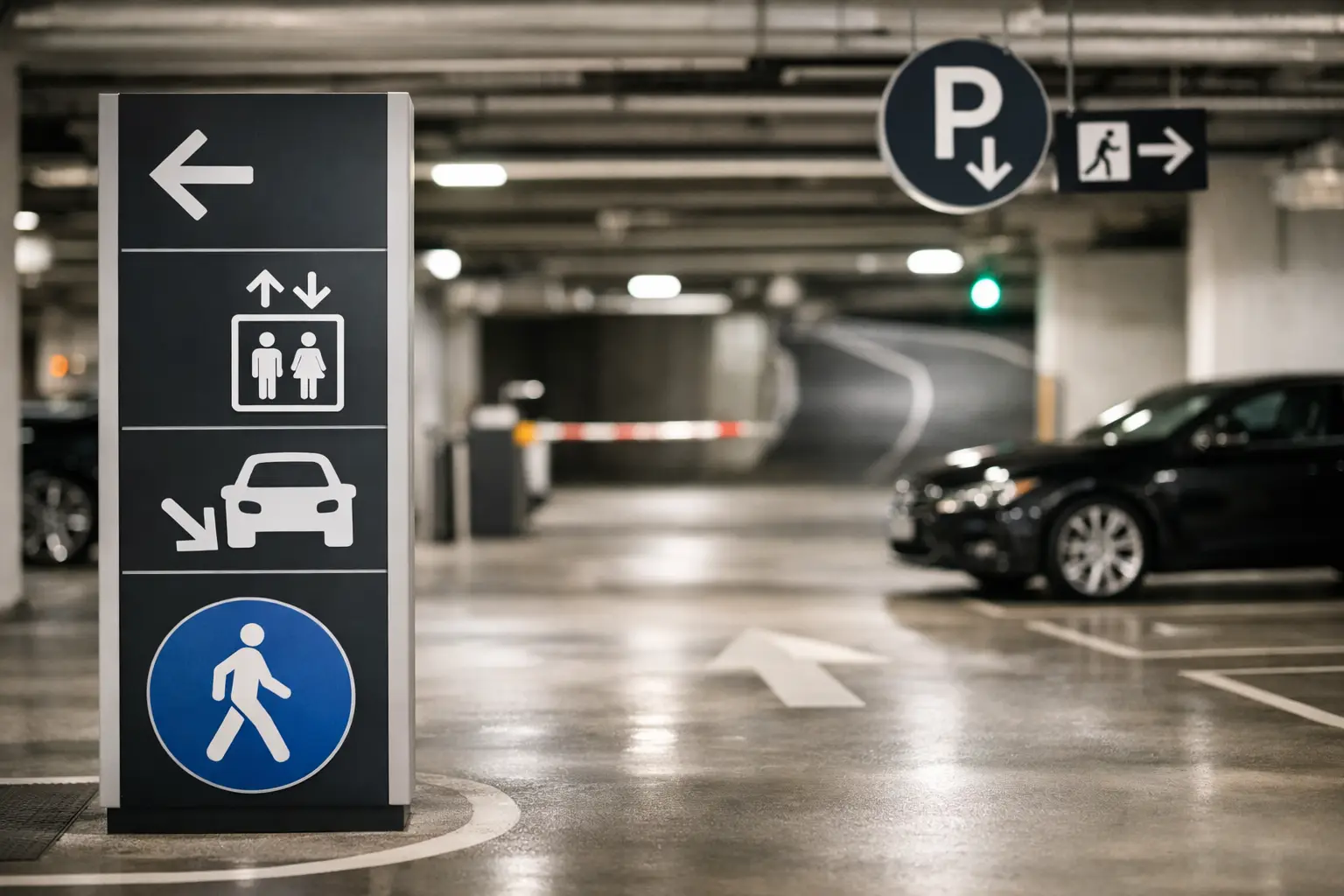 Guide signalétique parking privé efficace
