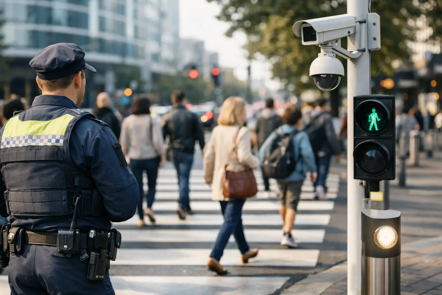 Sécuriser un passage piéton encombré efficacement