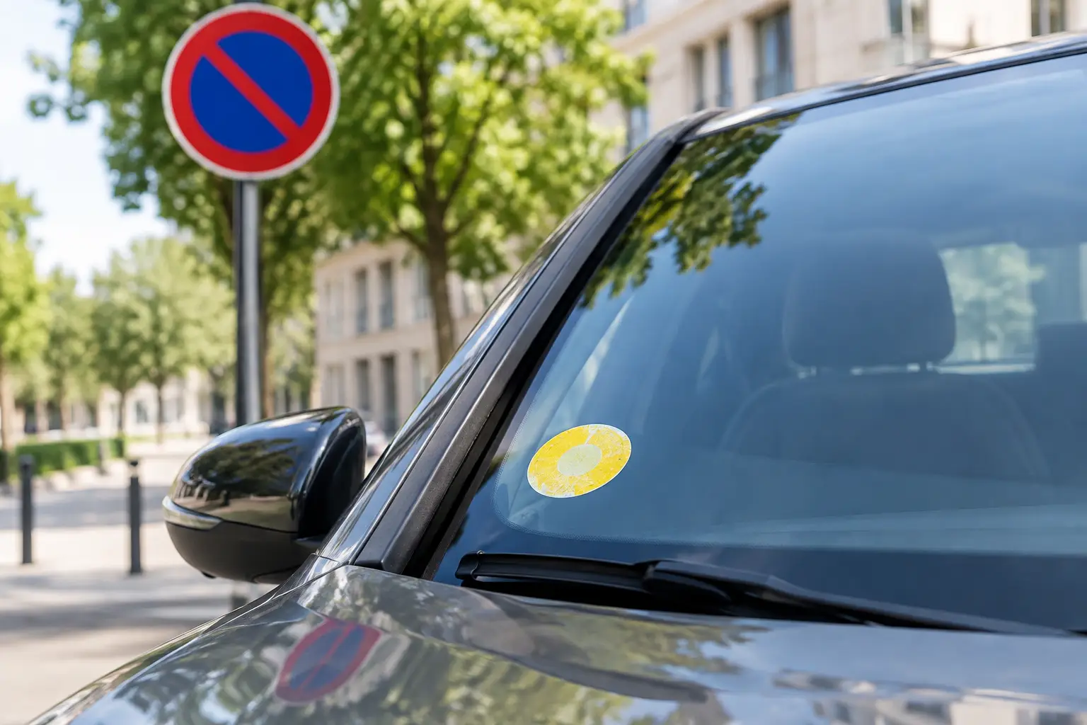 Autocollants pare-brise légaux : le bon usage